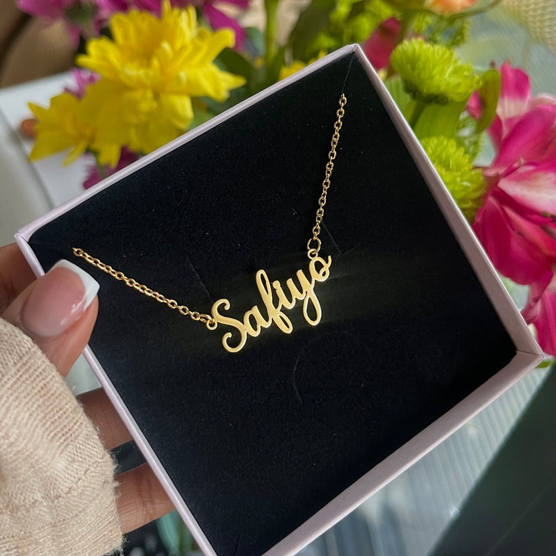 Collier avec prénom personnalisé