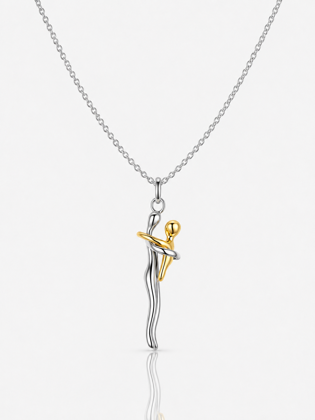 Collier père et fille or