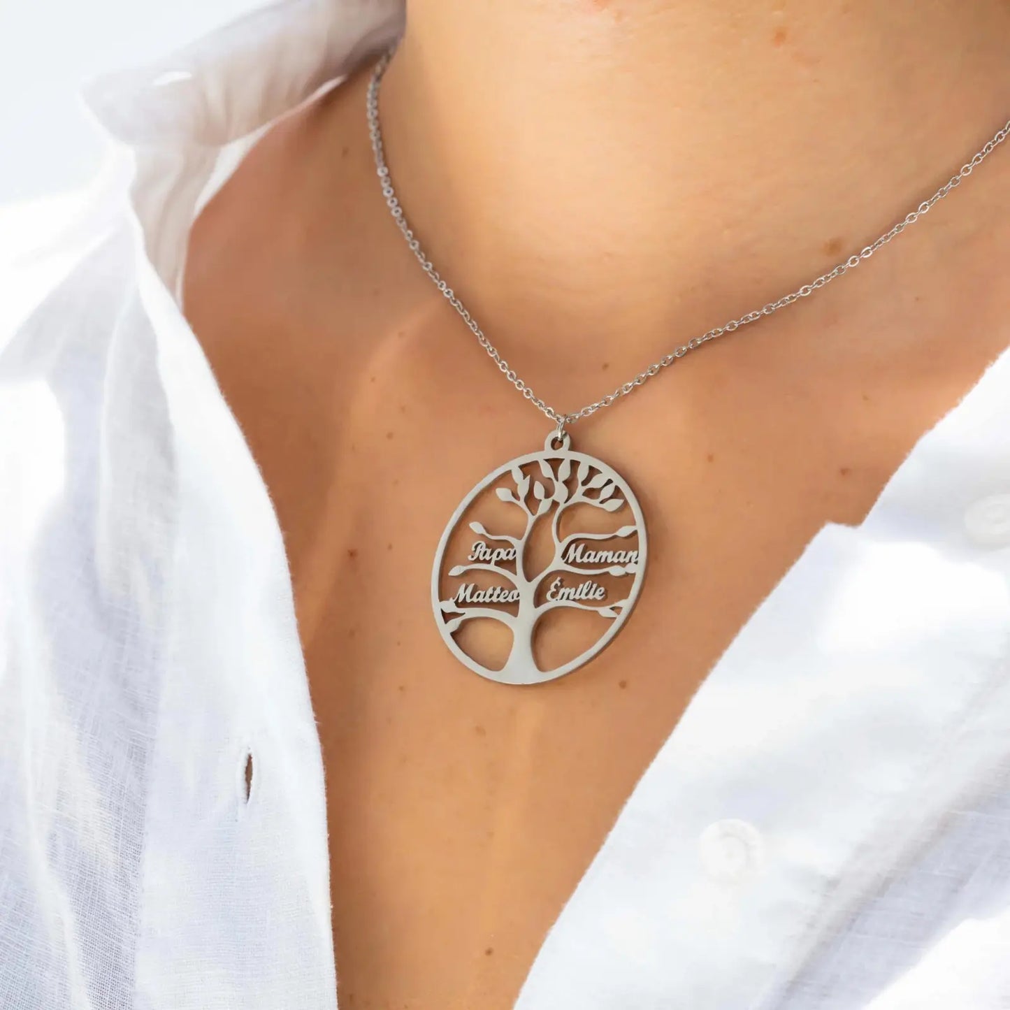 Tree of Life Necklace, Up to 13 Names