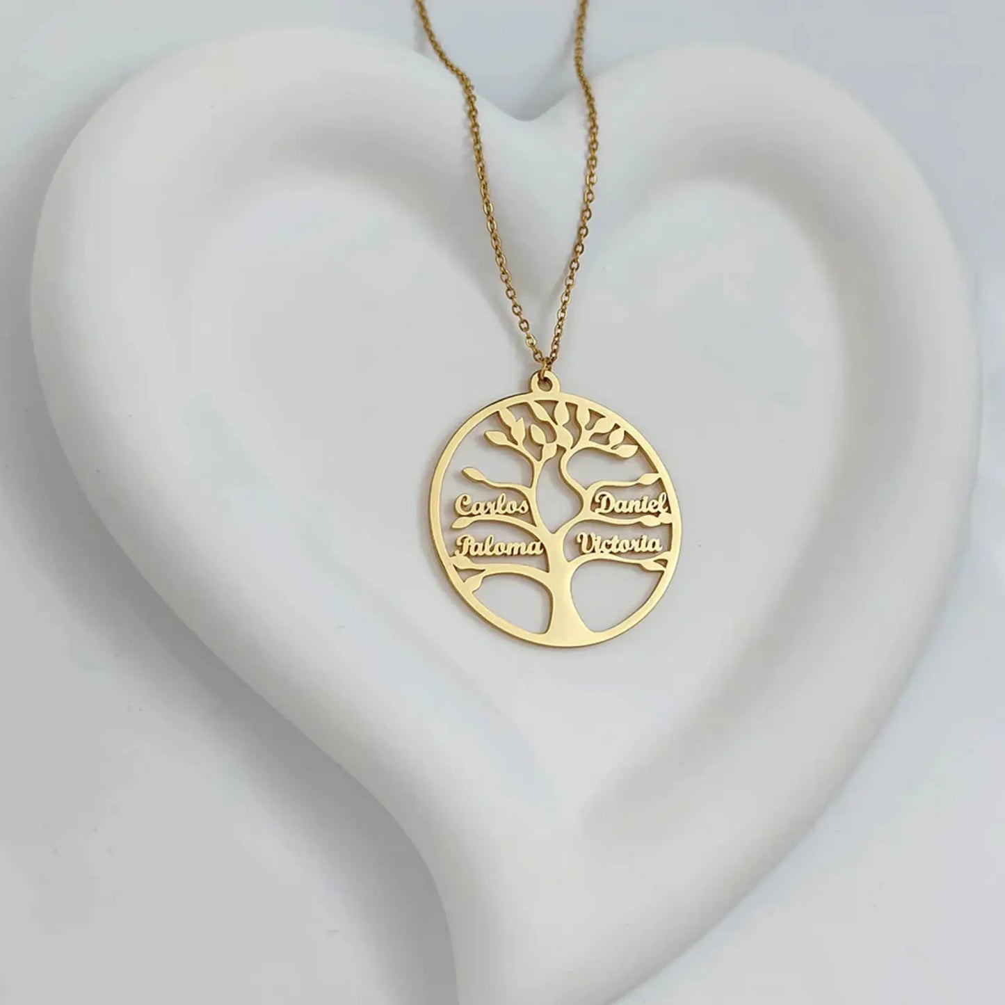 Tree of Life Necklace, Up to 13 Names