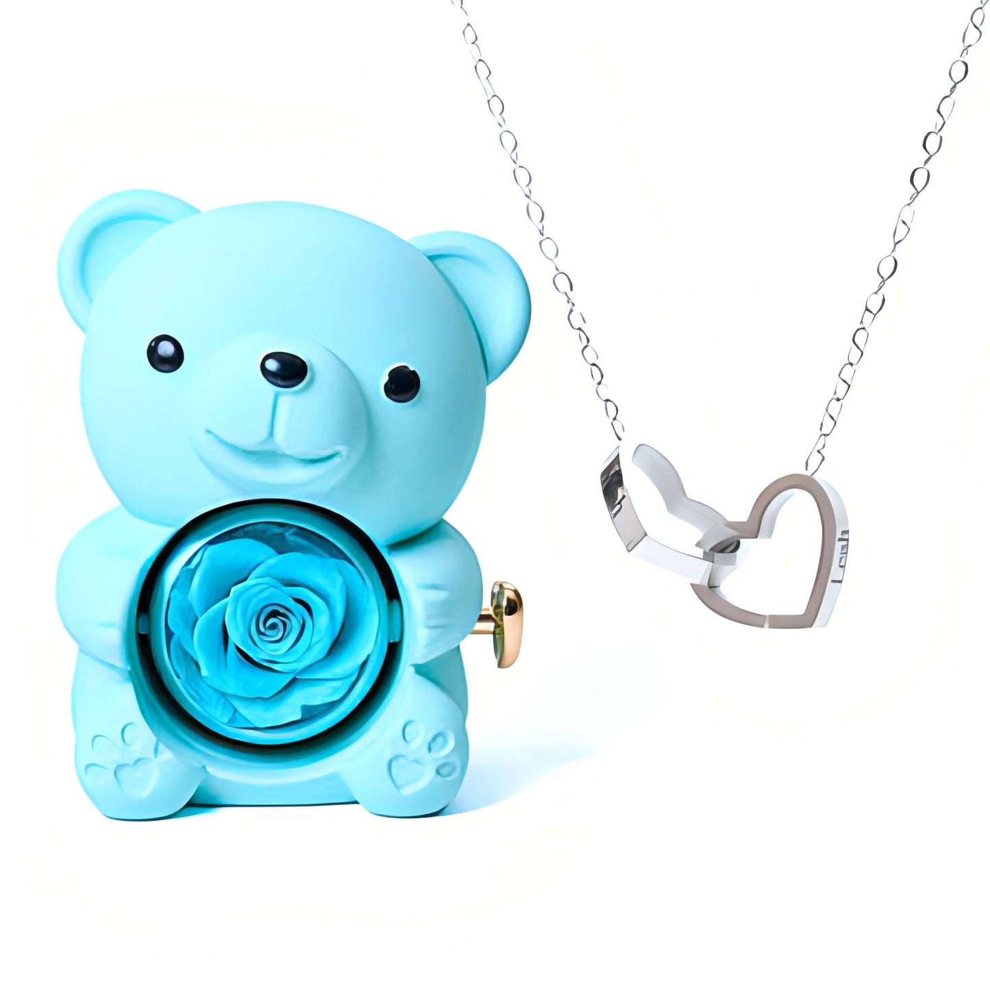 Ours éternel & Collier Personnalisé