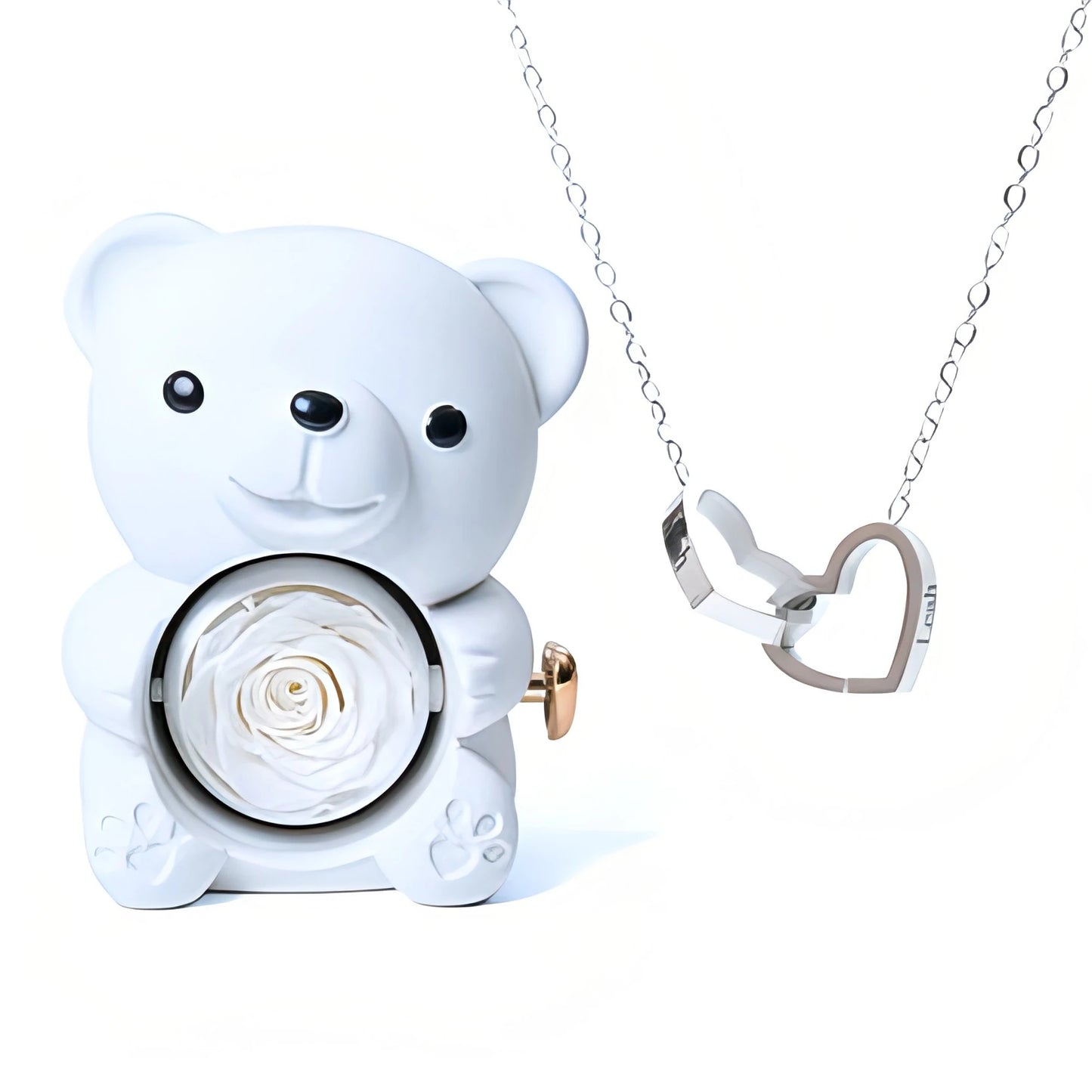 Ours éternel & Collier Personnalisé