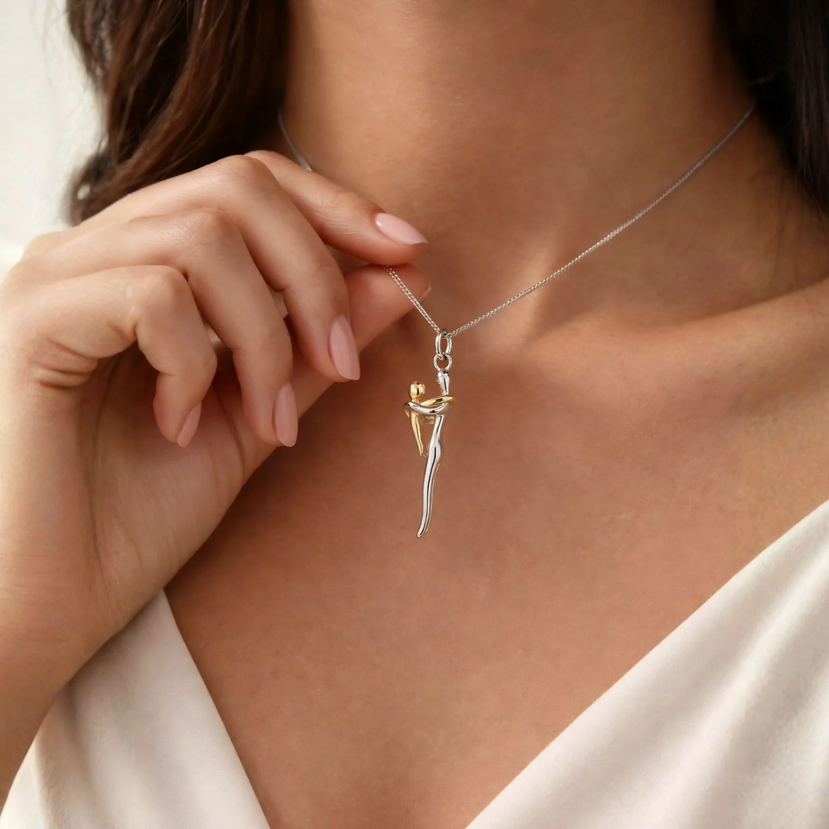 Father and Daughter Necklace