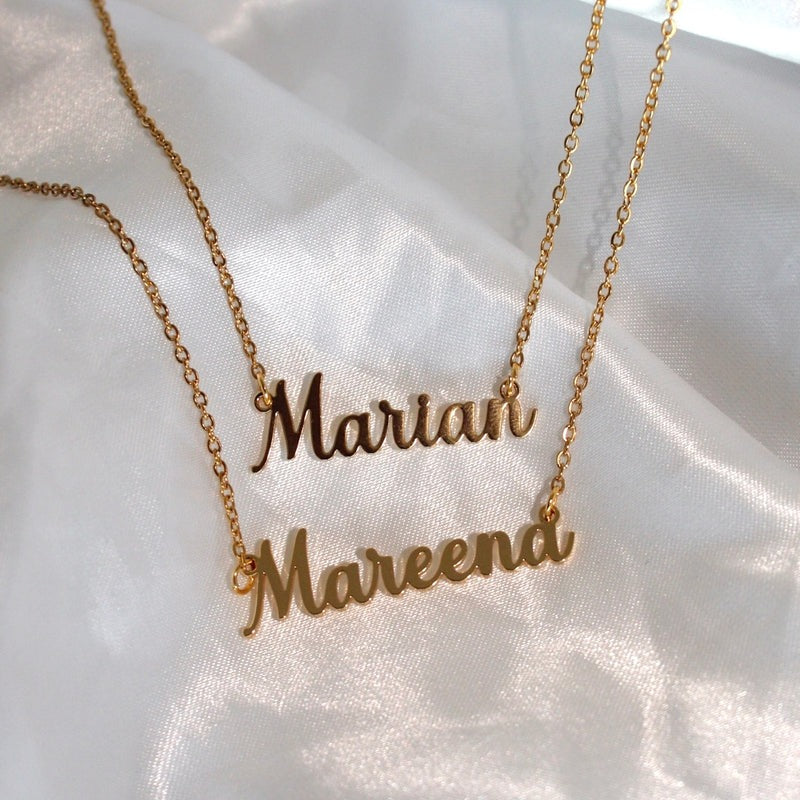 Collier avec prénom personnalisé