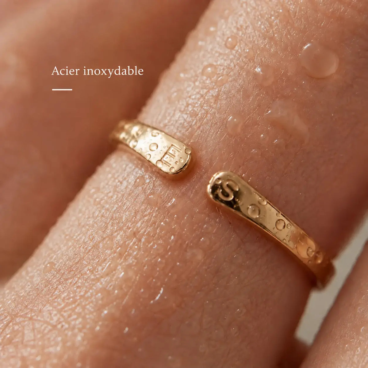 Personalised Love Ring, Two Initials